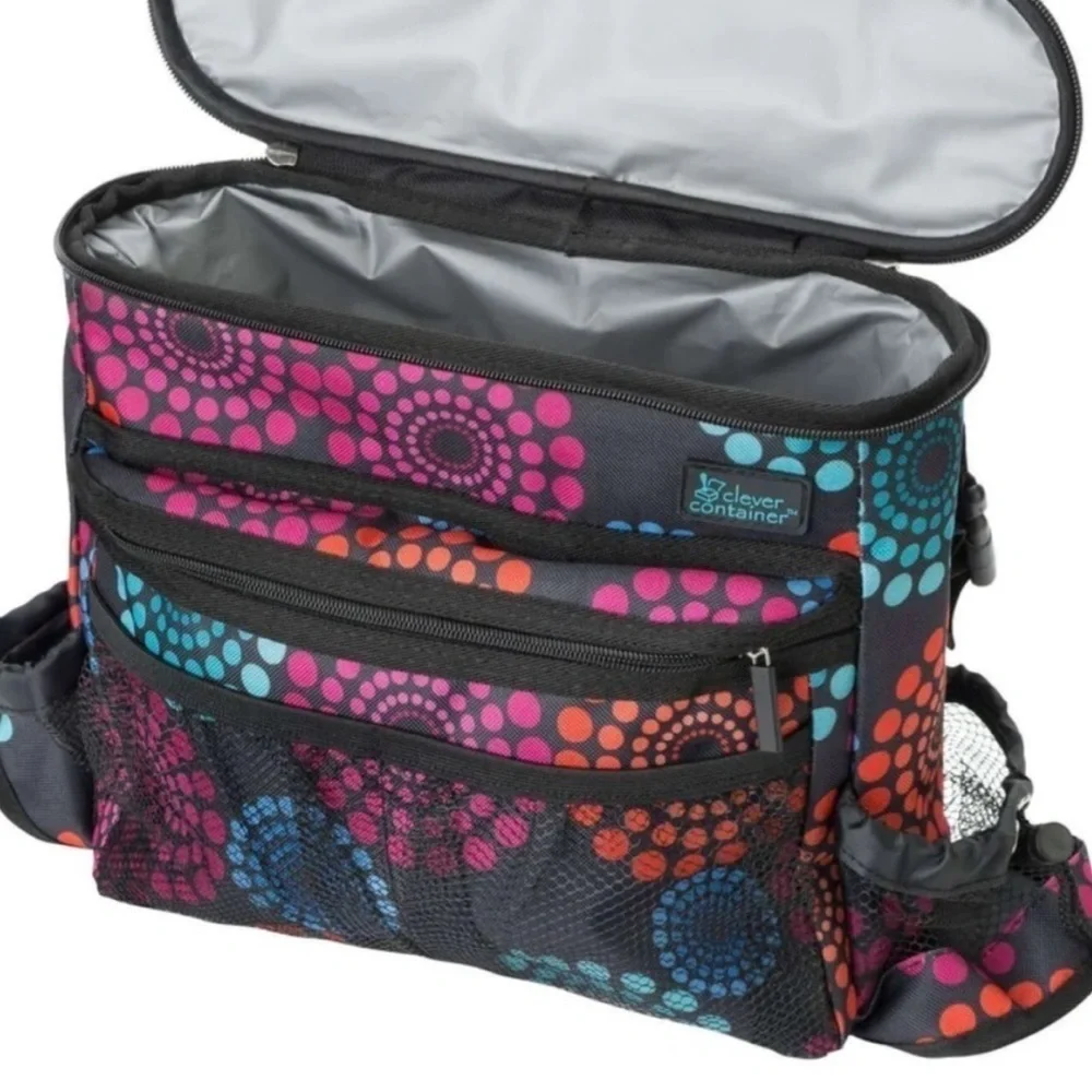 🆕BUNDLE-Insulated Tote-on-the-Go and No Leak Large Adjustable Strap Bag Velcro